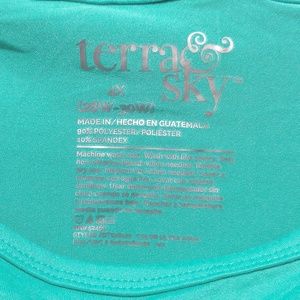 Terra & Sky Tops - Stretchy, long tank top, 4x (28w-30w) Terra & Sky Tops - Stretchy, long tank top, 4x (28w-30w)